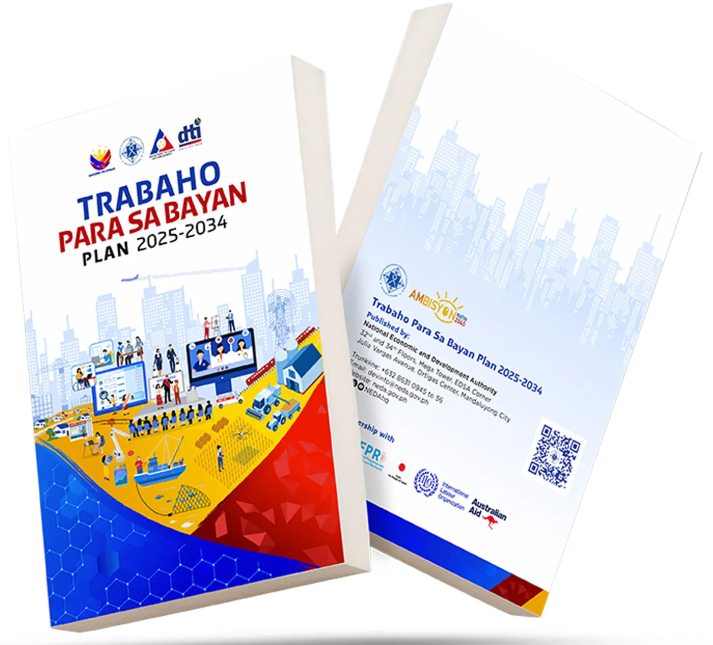cover of the Trabaho Para sa Bayan plan
