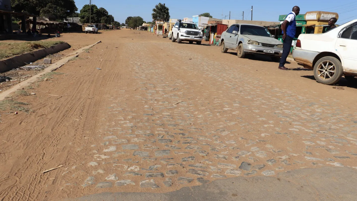 Students helped construct a 140-metre demonstration road in Mazabuka’s Lubombo community using cold mix asphalt and cobblestone paving —innovative, labour-intensive methods that are now part of NCC’s training curriculum.
