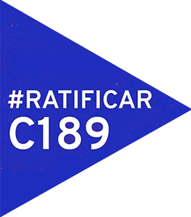 Logo for the Ratificar Convention 189 Campaign
