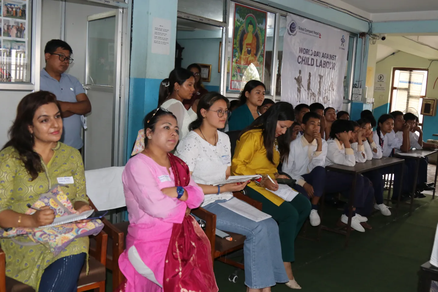 Participants at the event.