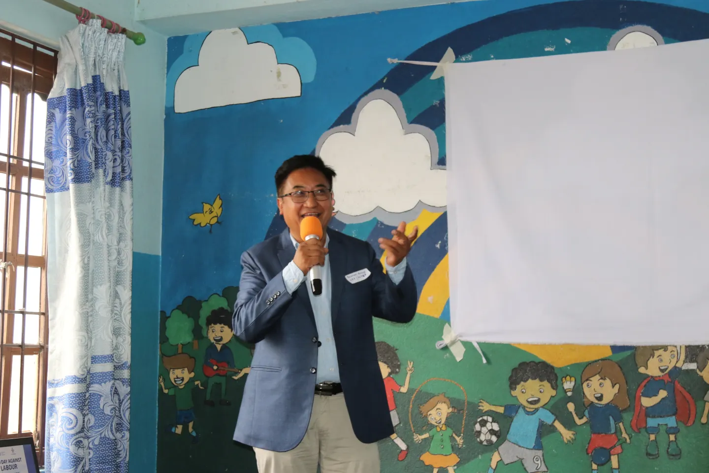 Bal Ram Gurung, Chairperson of Nepal Carpet Manufacturers and Exporters Association and Vice Chairperson of Nepal GoodWeave Foundation.