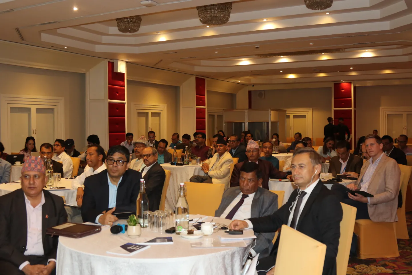 Participants at the workshop representing the government leaders, trade unions, employers, development partners, and international financial institutions.