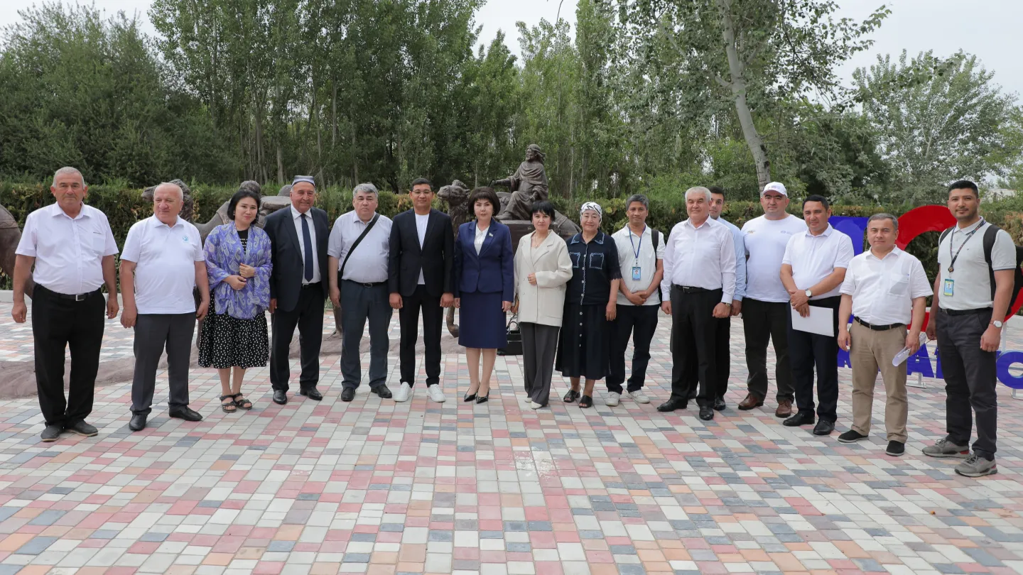 Group of people posing for a photo