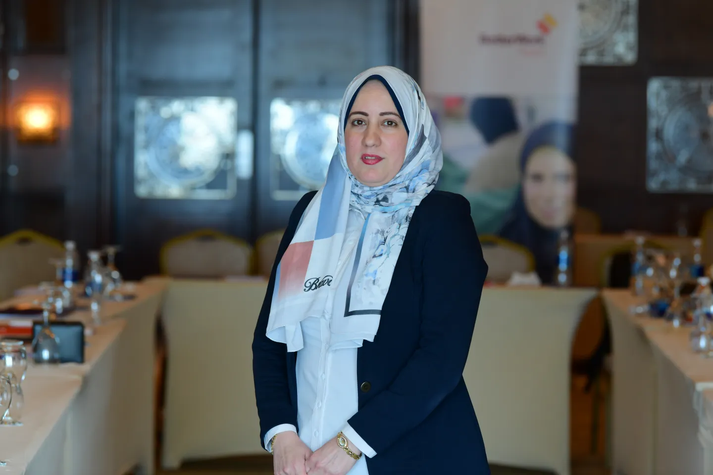 Portrait of Dr. Mona El Dardir, Researcher at the Egyptian Ministry of Labour’s Occupational Safety and Health (OSH) Department