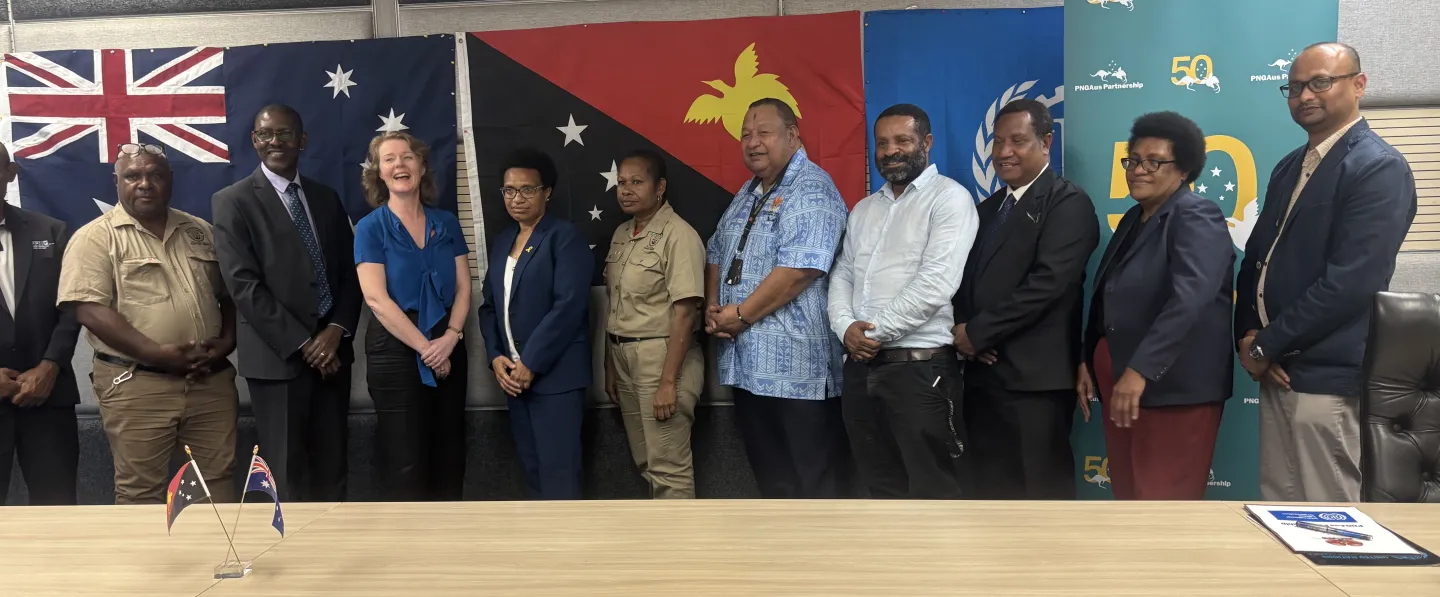 Launch ceremony, Port Moresby, Papua New Guinea 