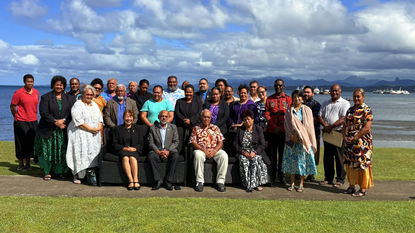 Workshop participants, Suva, Fiji.