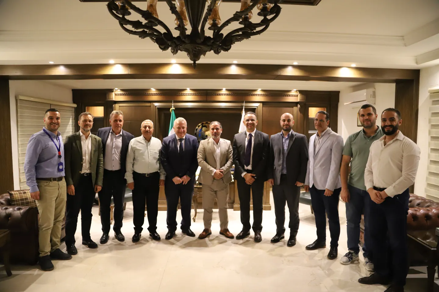 A group photo of ILO team and constituents. Aleppo, Syria-22 July 2025