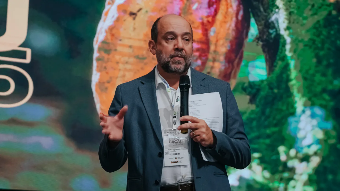 Diretor do Escritório da OIT para o Brasil fala na abertura da ExpoCacau 2025
