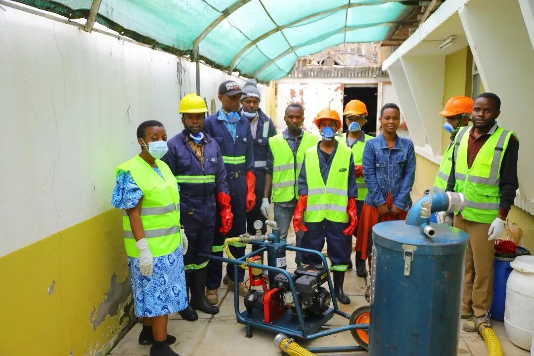 Sanitation Workers in Arusha Tanzania 