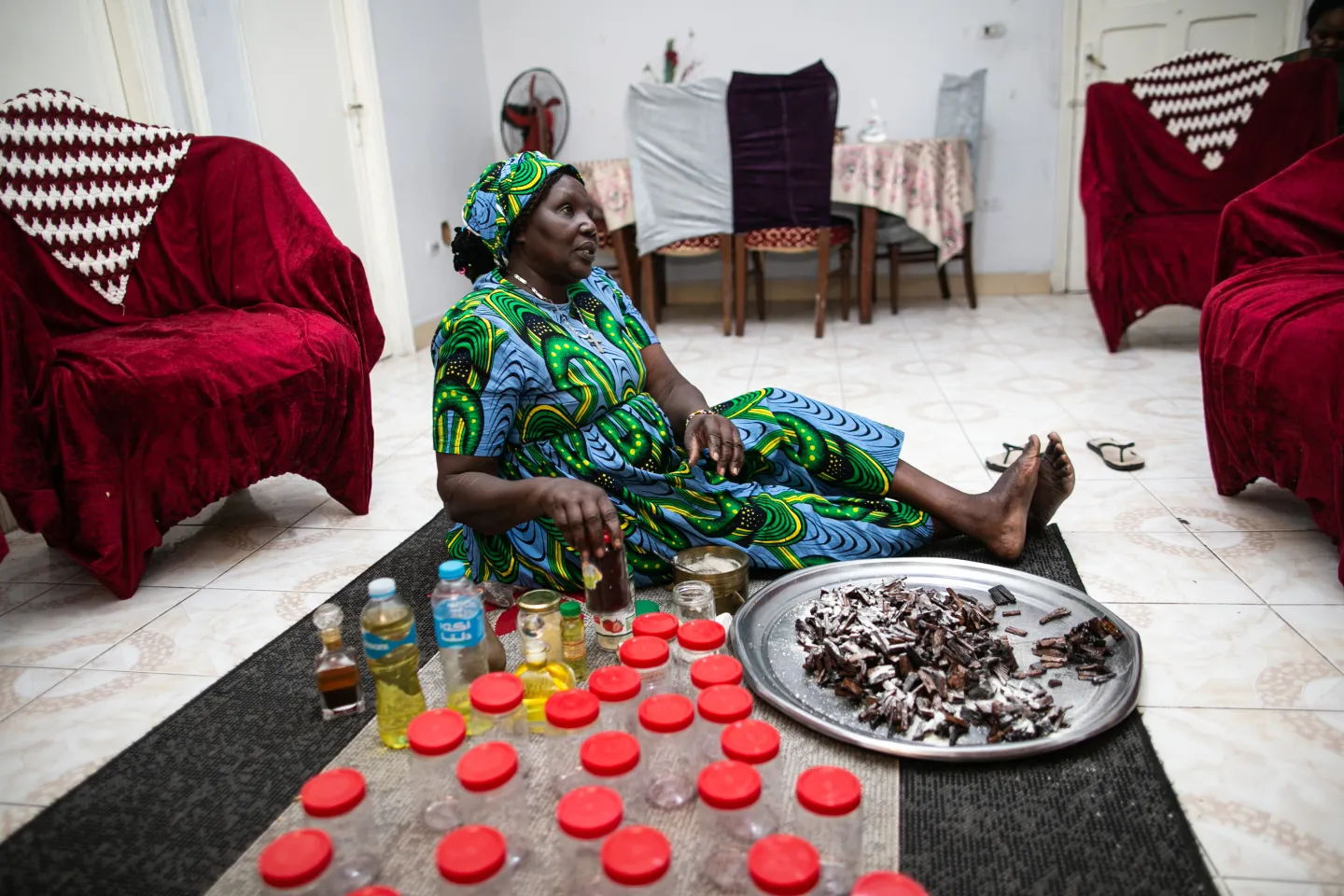 Al Batool packing Sudanese incense sticks for sale