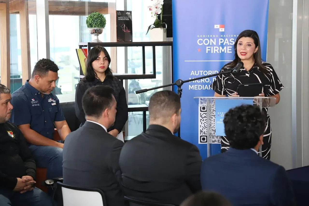 Ministra de Trabajo, Jackeline Muñoz en lanzamiento de MAIA en Panamá
