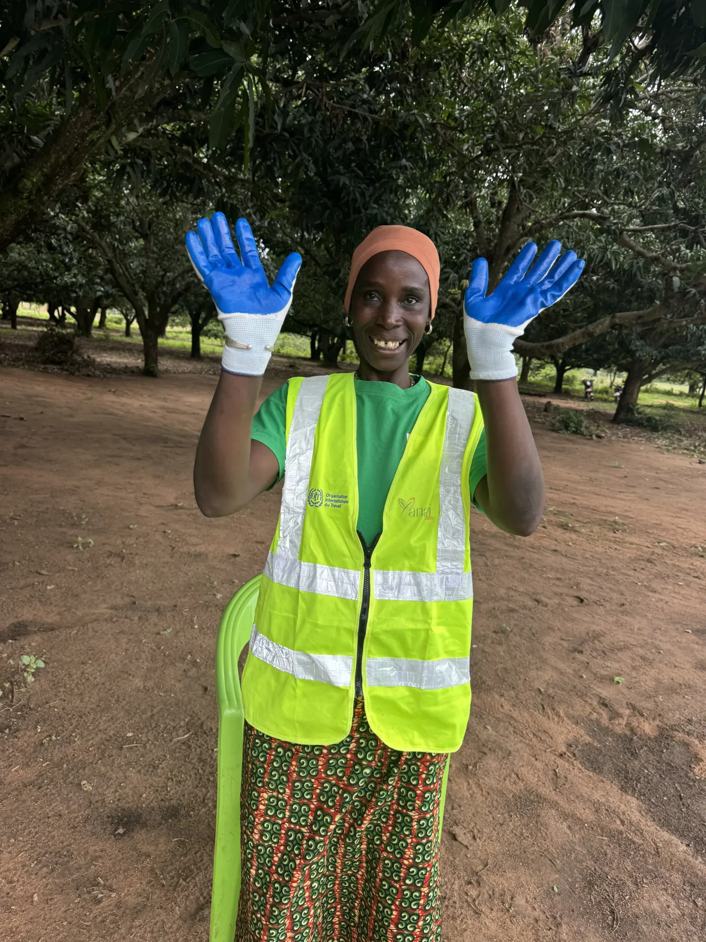 Ouattara Gnélé Awa, du village de Bakounadivogo, témoigne des bénéfices du projet Biochar pour le renforcement des moyens de subsistance au niveau communautaire.