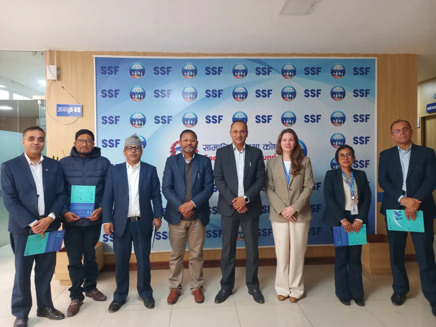 Meeting between the STREAM Programme and Social Security Fund (SSF) representatives.