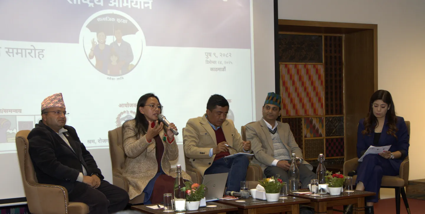 Local governments shared experiences and challenges in implementing social security schemes for informal workers and discussed the way forward.