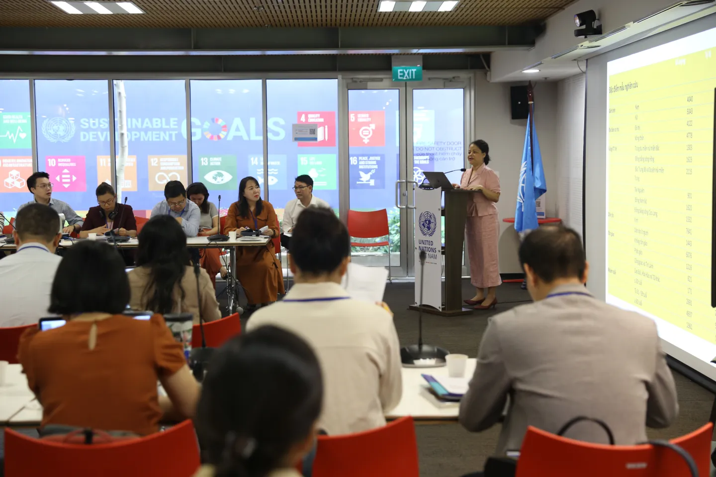 Dr. Tran Thi Minh Thi delivered the presentation
