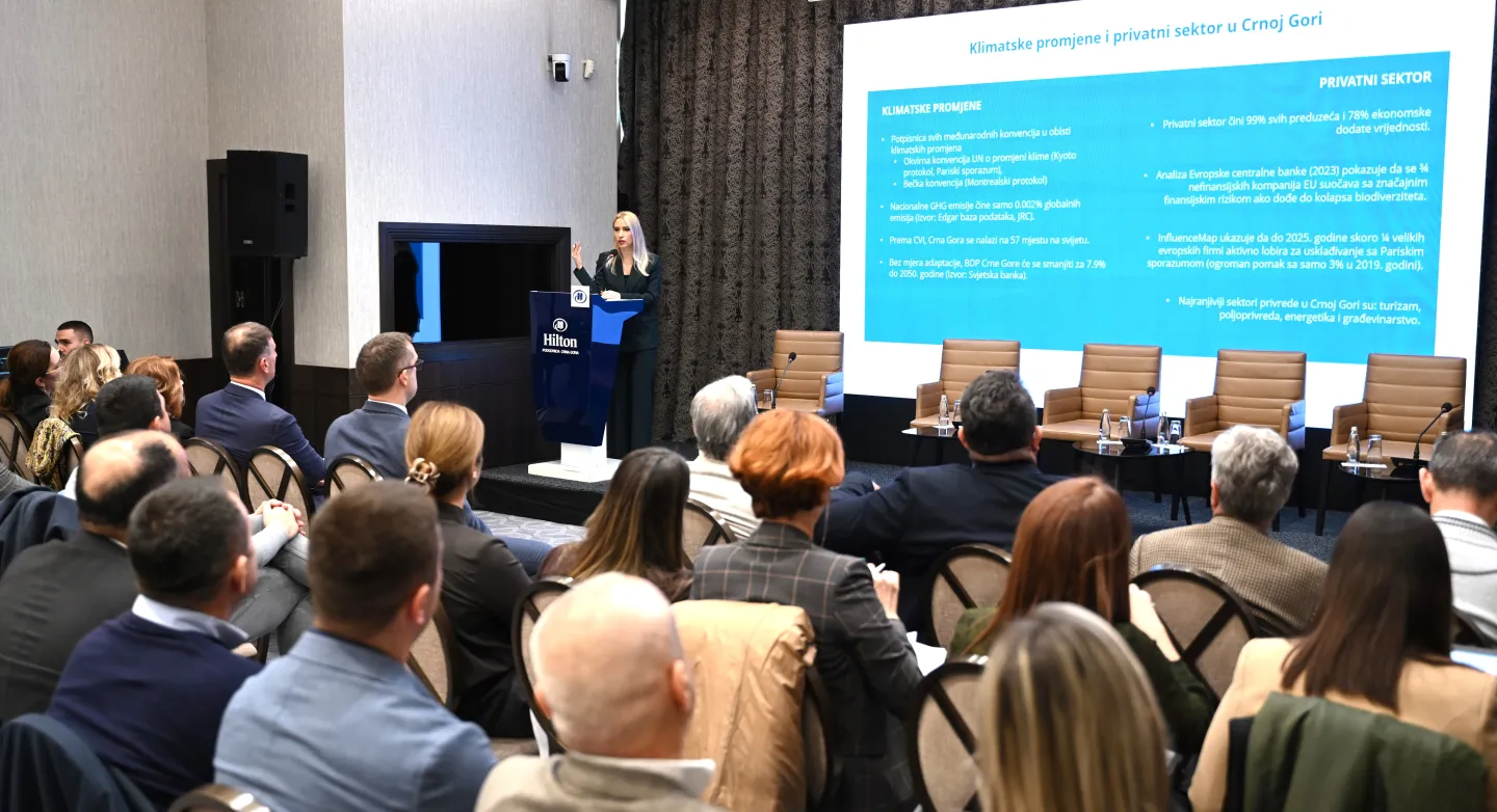 Participants in the national dialogue on Montenegro’s green transition