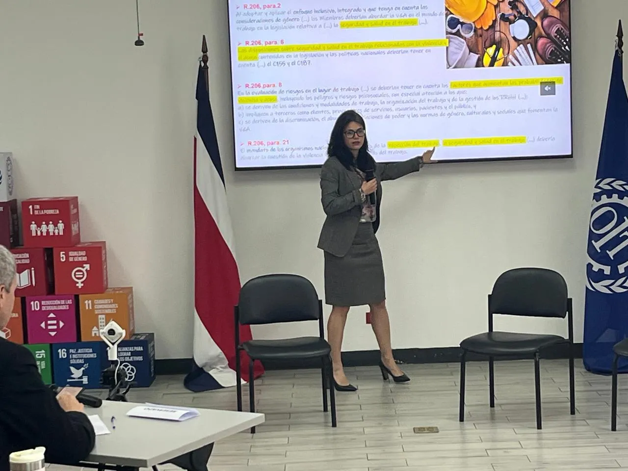 Tzvetomira Radoslavova, Especialista de Seguridad y Salud en el Trabajo para la Oficina de la OIT para América Latina y el Caribe 