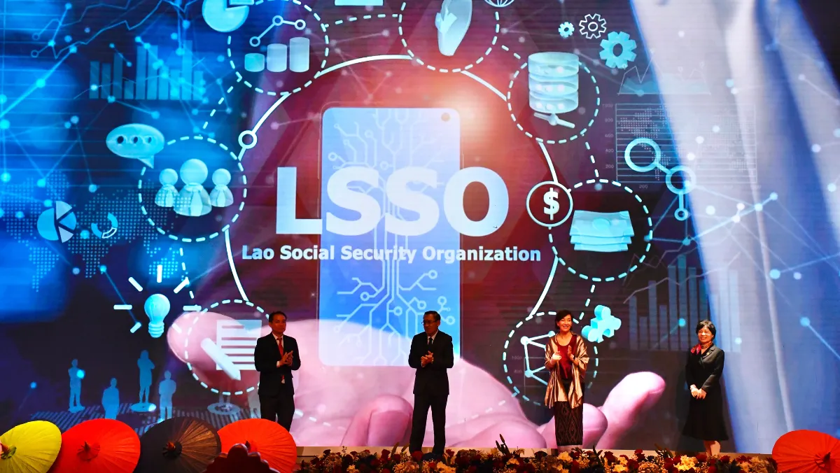 Official launch of the first social security mobile app of Lao PDR on 12 December 2025.