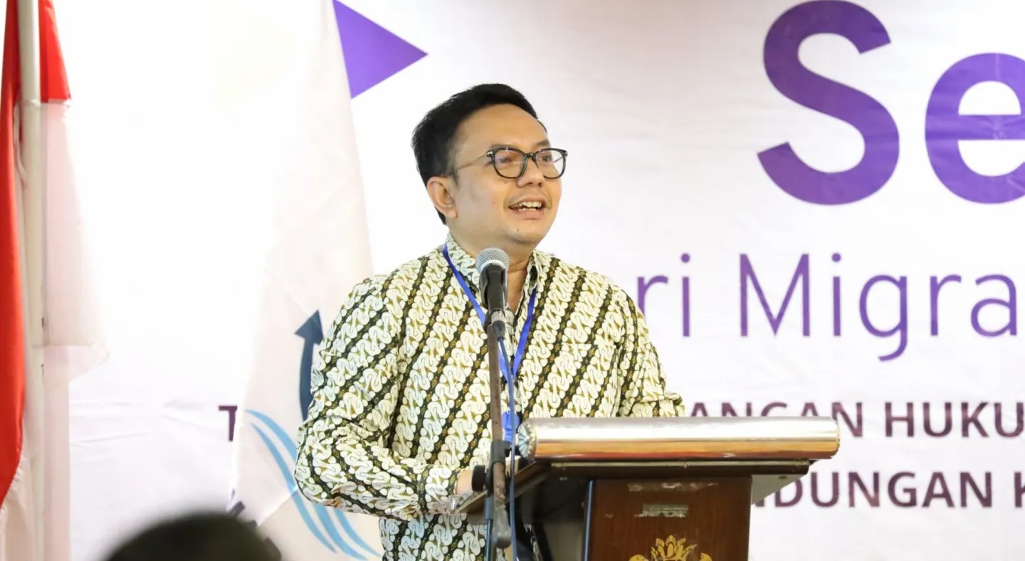 A man standing at the podium