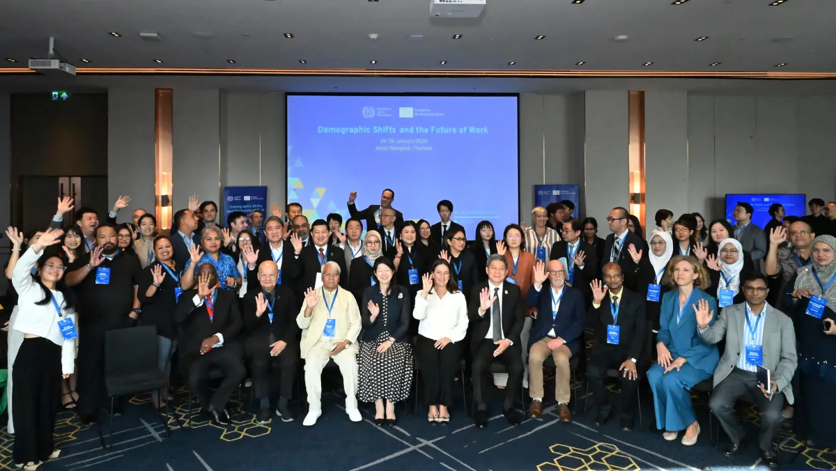 Participants at the Demographic Shifts and the Future of Work Forum in Bangkok.