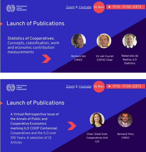 Launch of publications speakers