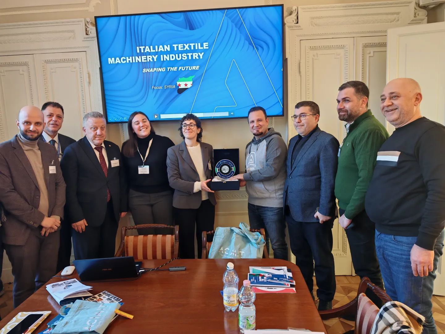 Syrian employers and representative from the Chambers of Industriy during a capacity-building programme in Italy