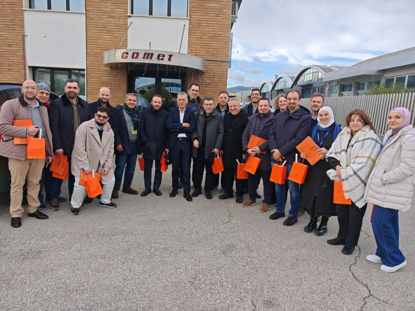 Syrian employers and representative from the Chambers of Industriy during a capacity-building programme in Italy