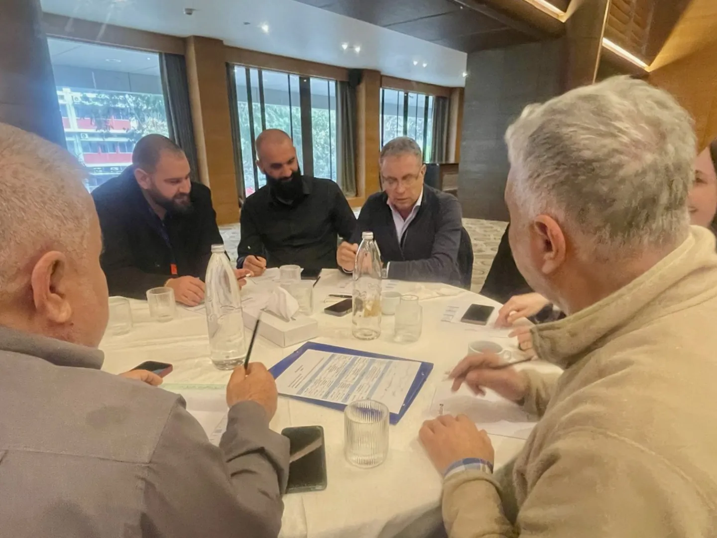 Participants from the Ministry of Agriculture and the Ministry of Public Works and Transport during the EIIP training. Beirut, Lebanon 11/2/2026