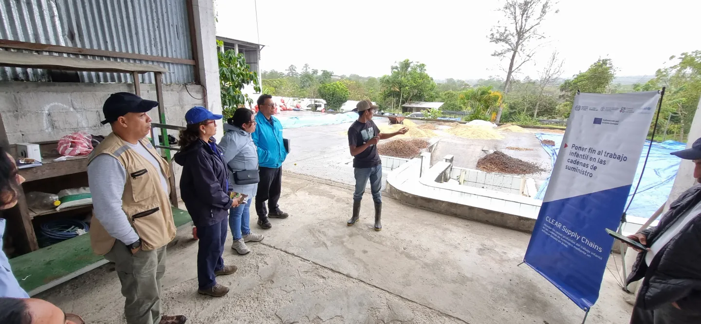 Representantes de la Delegación de la Unión Europea en Honduras realizaron una misión de seguimiento en los departamentos de Copán, Lempira e Intibucá para constatar avances del Proyecto CLEAR Supply Chains