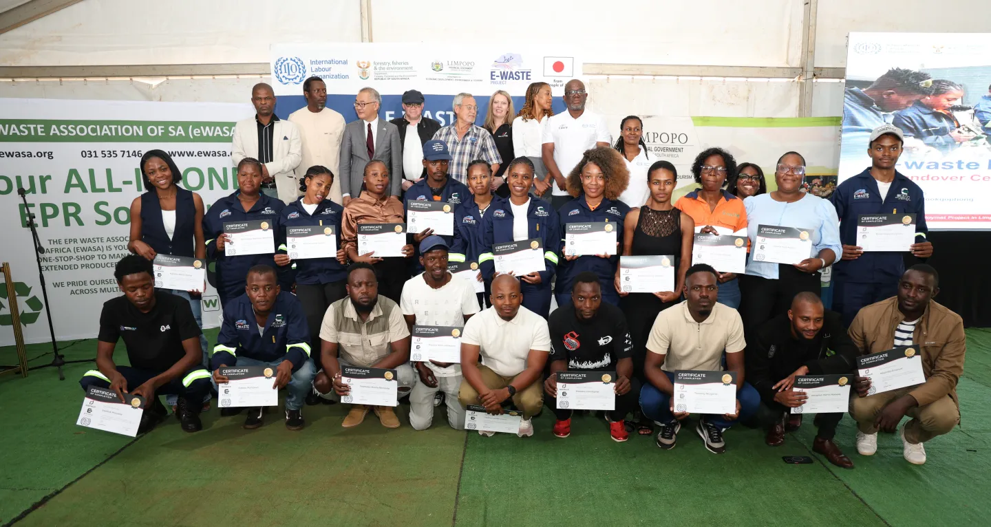 22 Youth in E-Waste programme in South Africa