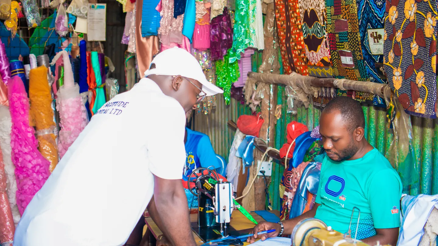 a loan agency employee with ILO beneficiary
