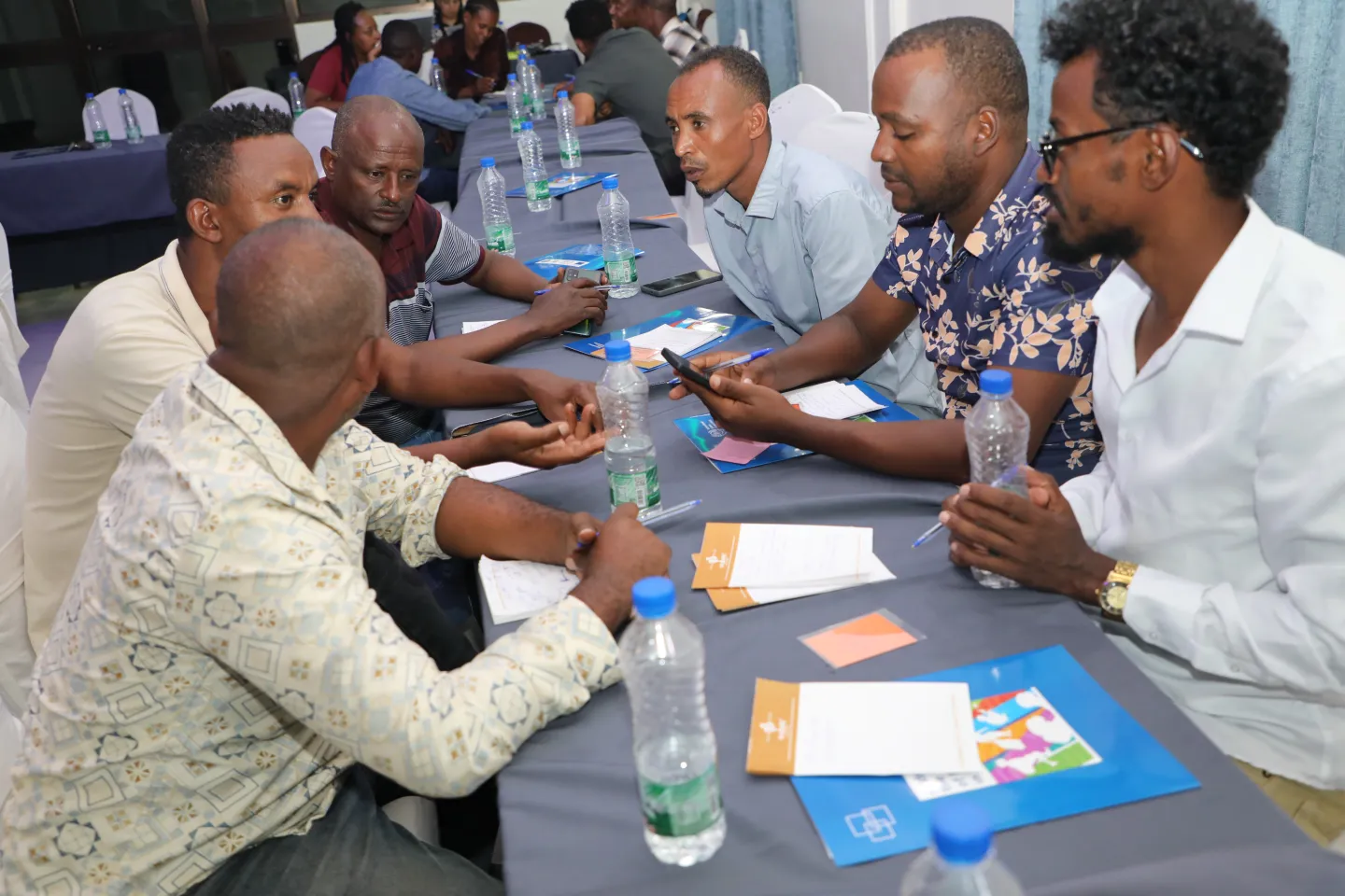 Participants in group discussions