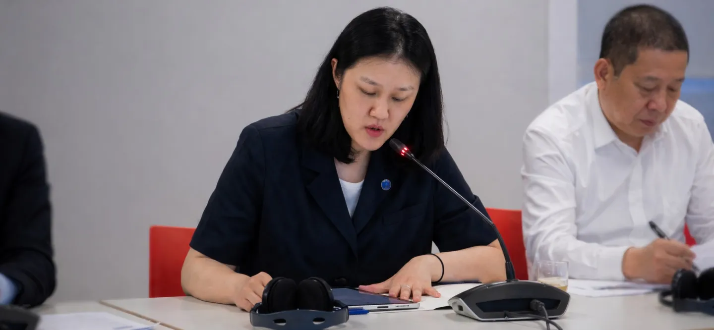 Ms Sinwon Park delivers opening remarks