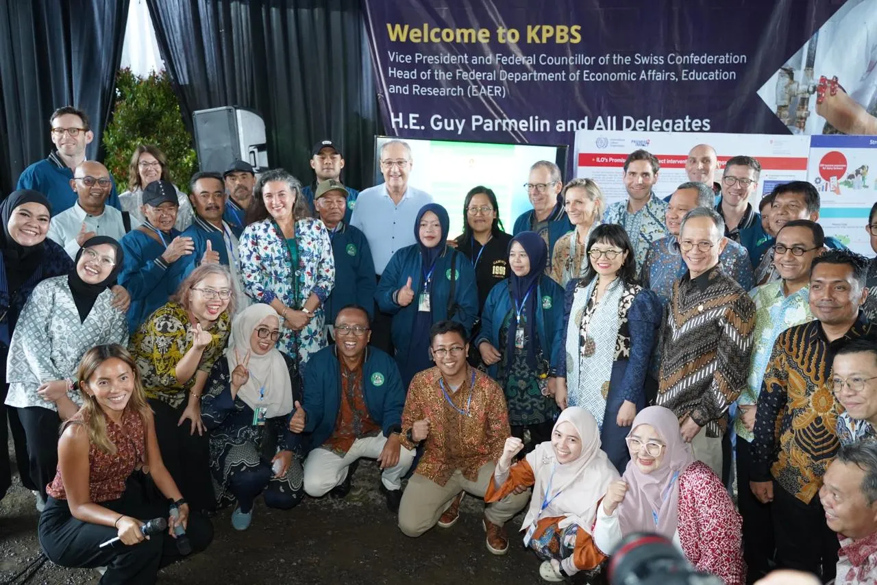 Visit of H.E. Guy Parmellin in KPBS Bandung Selatan, Indonesia