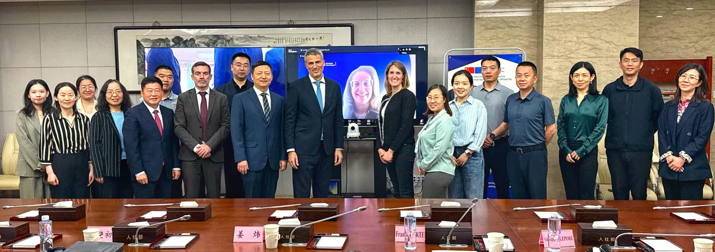 Group photo after the PSC meeting, Beijing, China, May 2026