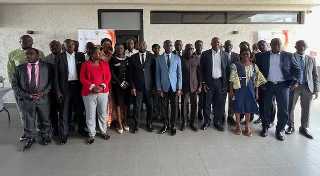 Participants to training in Cote d'Ivoire