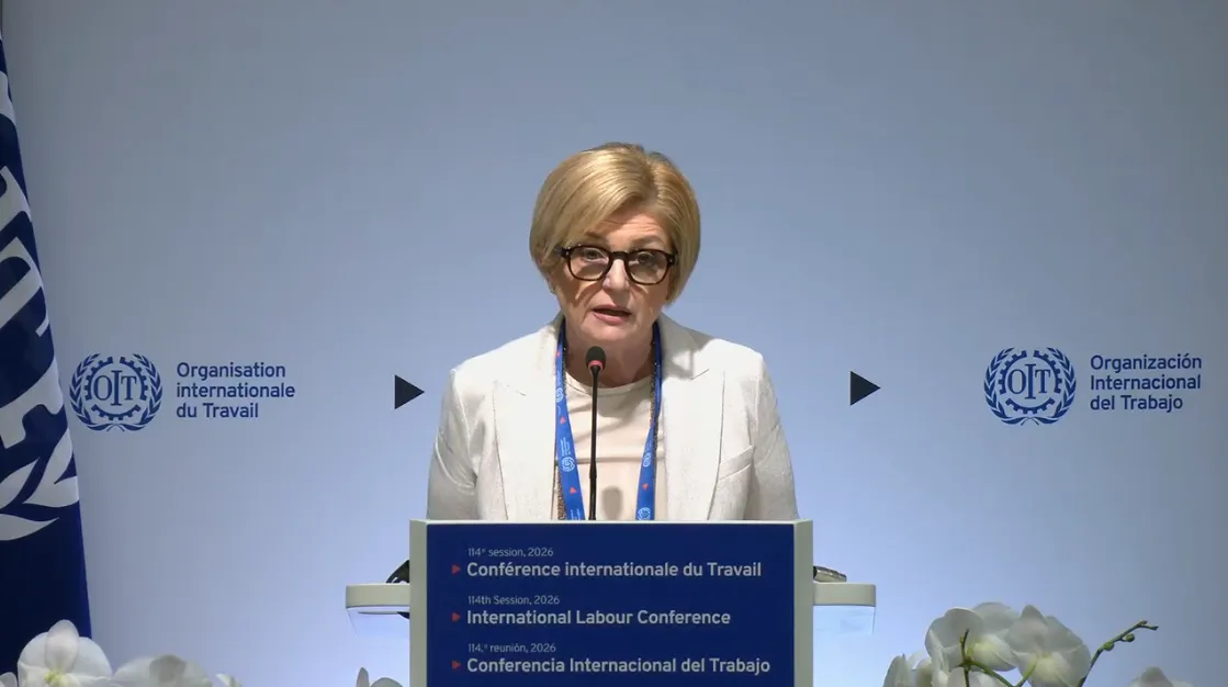 Elvira Calderone, Ministra del lavoro e delle politiche sociali, Italia, 114ª Conferenza internazionale del lavoro