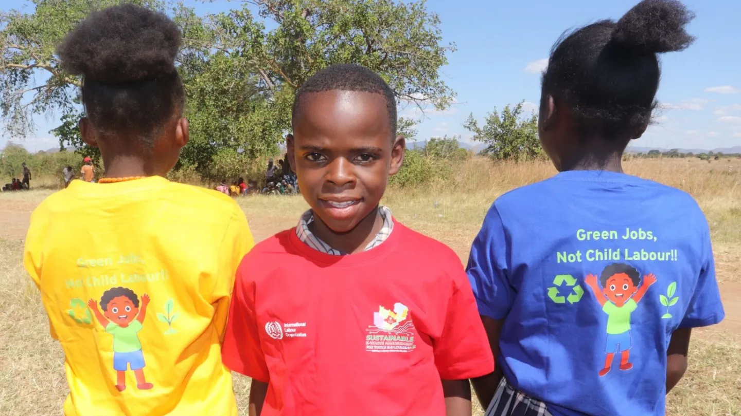Pupils at the World Day for Child Labour commemorations in Chipangali District.