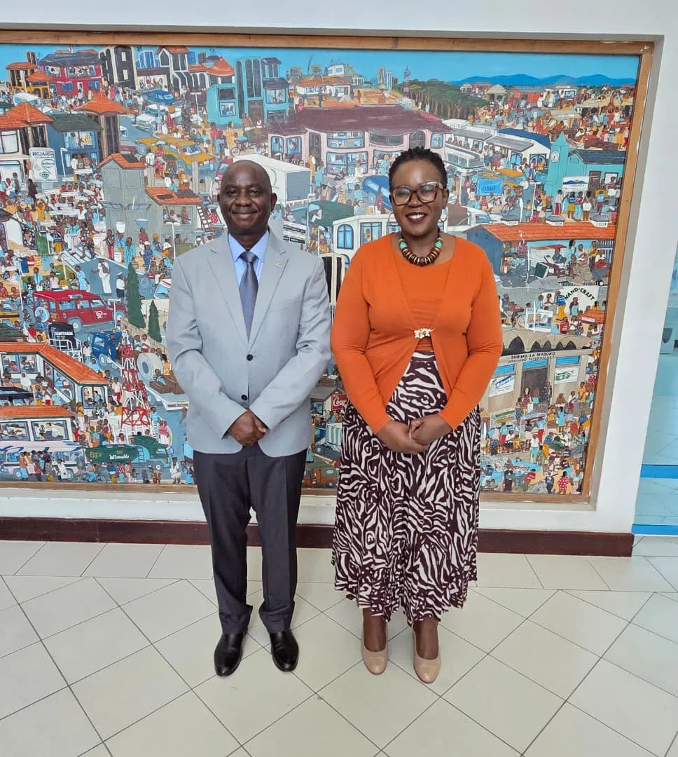 Judge Mlyambina and Caroline Mugalla