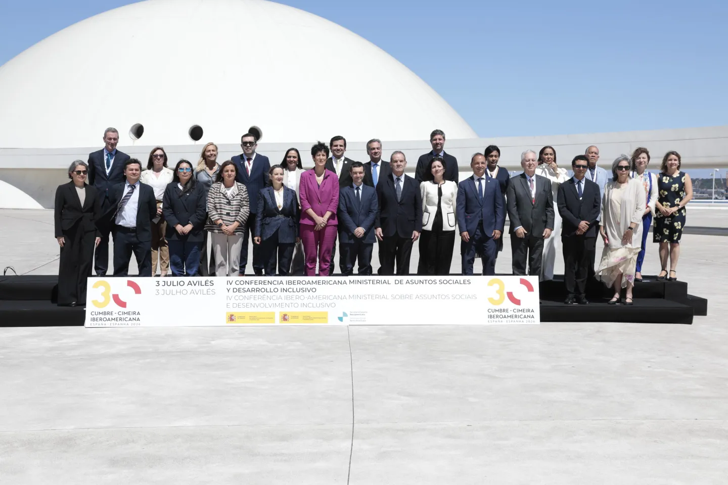 Foto de familia de la IV Conferencia Iberoamericana Ministerial de Asuntos Sociales y Desarrollo Inclusivo 