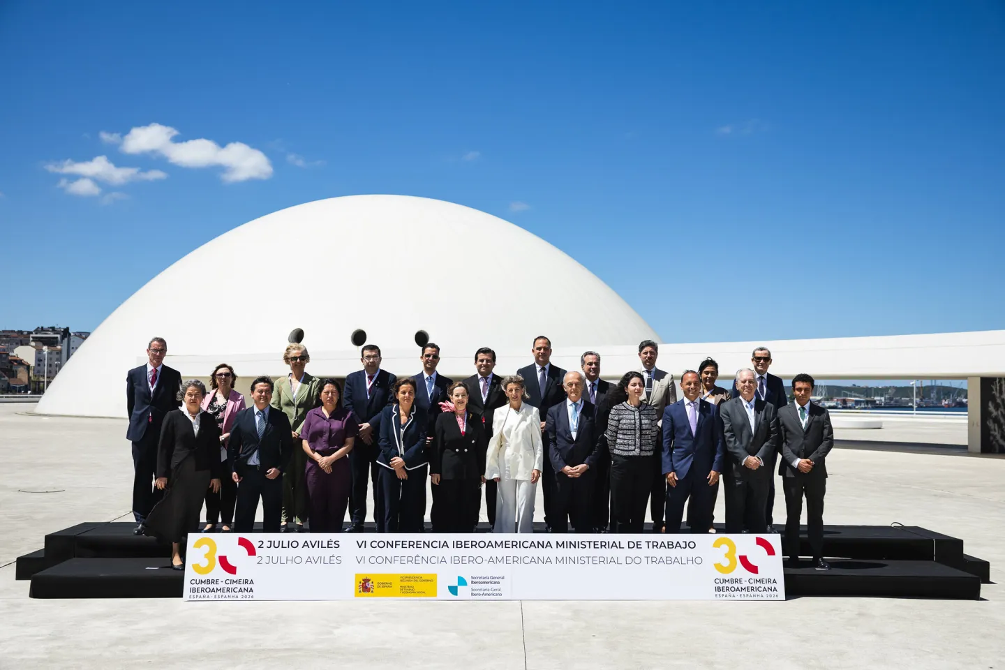Foto de familia de la VI Conferencia Iberoamericana Ministerial de Trabajo 