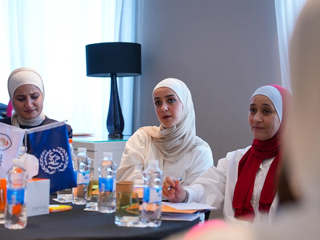 Members of the Federation’s Women’s and Youth Committees participate in a training session on practical  leadership, advocacy and campaigning skills. Amman, Jordan 1/8/2026