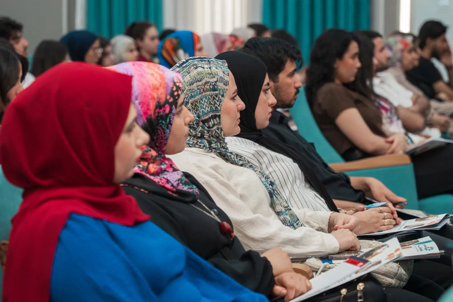 participants sitting in a row