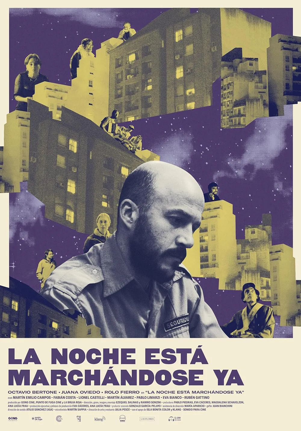Poster de la película argentina La noche está marchándose ya