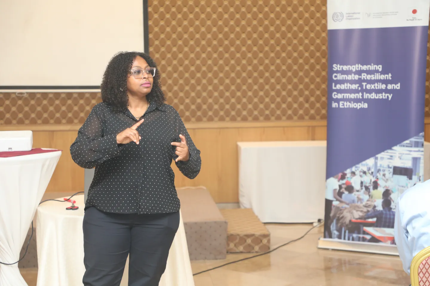 Trainer leading sessions