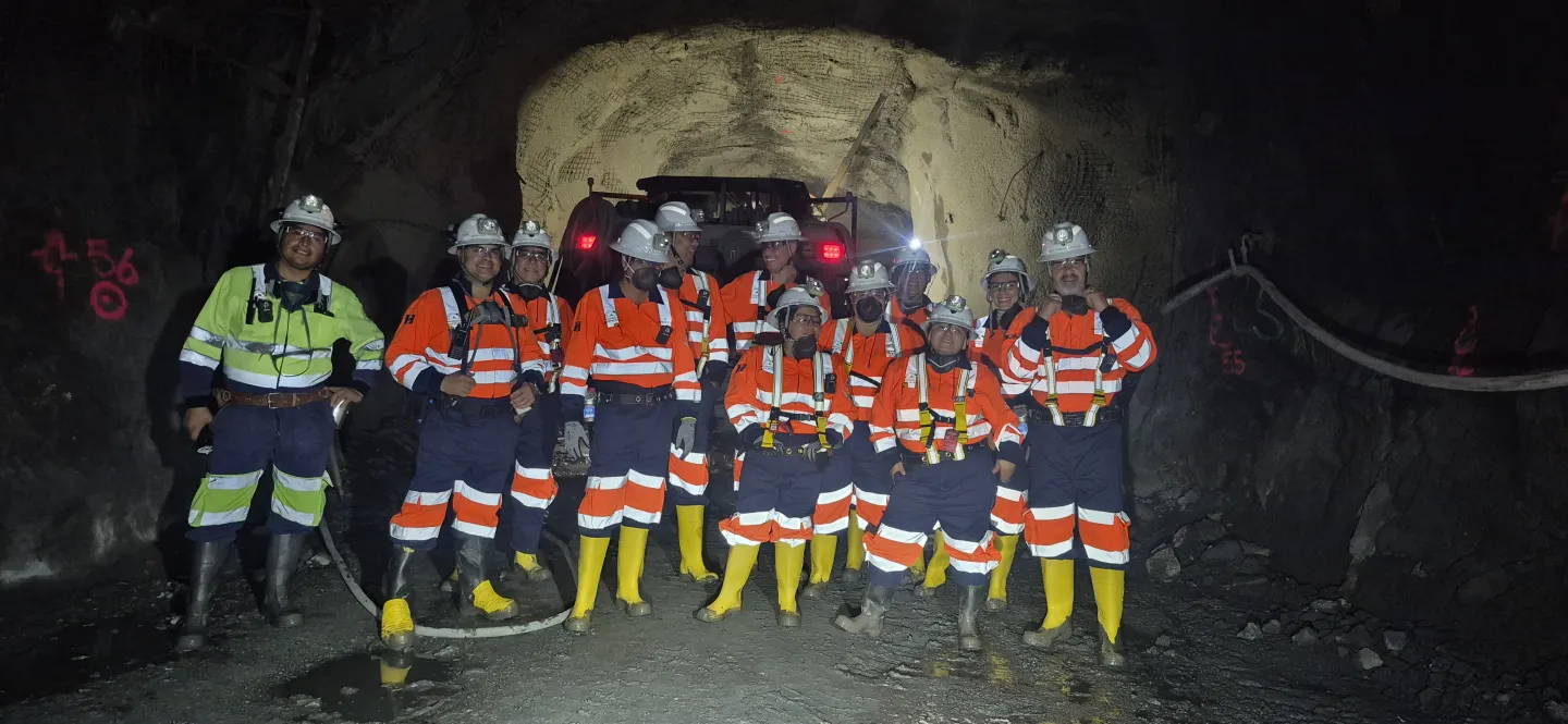 Visita de inspectores mexicanos a minas de Zacatecas 