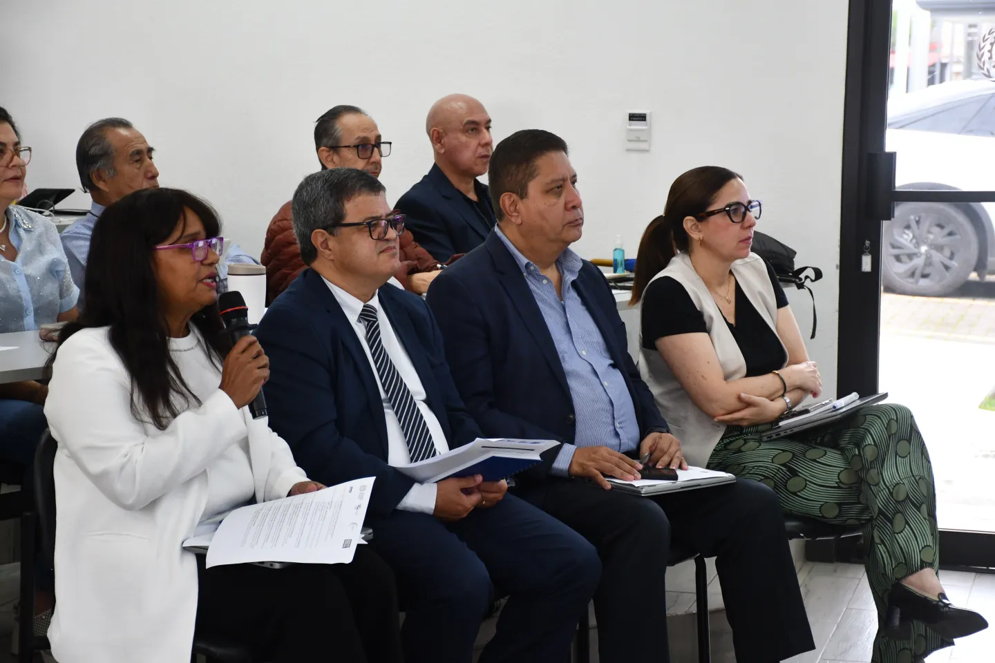 La jornada incluyó un espacio para el intercambio entre las personas presentes moderado por Maribel Batista Matos