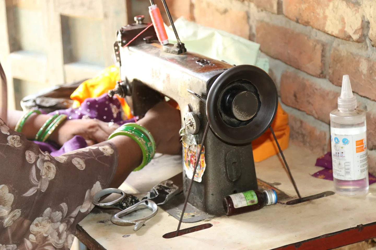 Through tailoring, Jayamala is earning an income of her own and building a more secure future for her family.