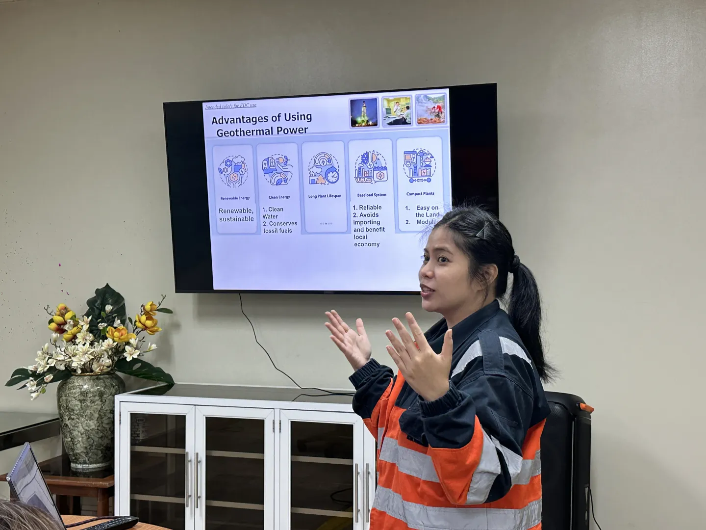 Geologist Demi Abaniel discusses the importance of geothermal power in supporting a sustainable energy transition.