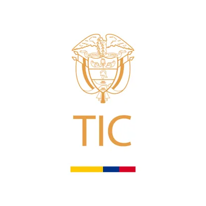 Logotipo de TIC, el Ministerio de Tecnologías de la Información y las Comunicaciones de Colombia.